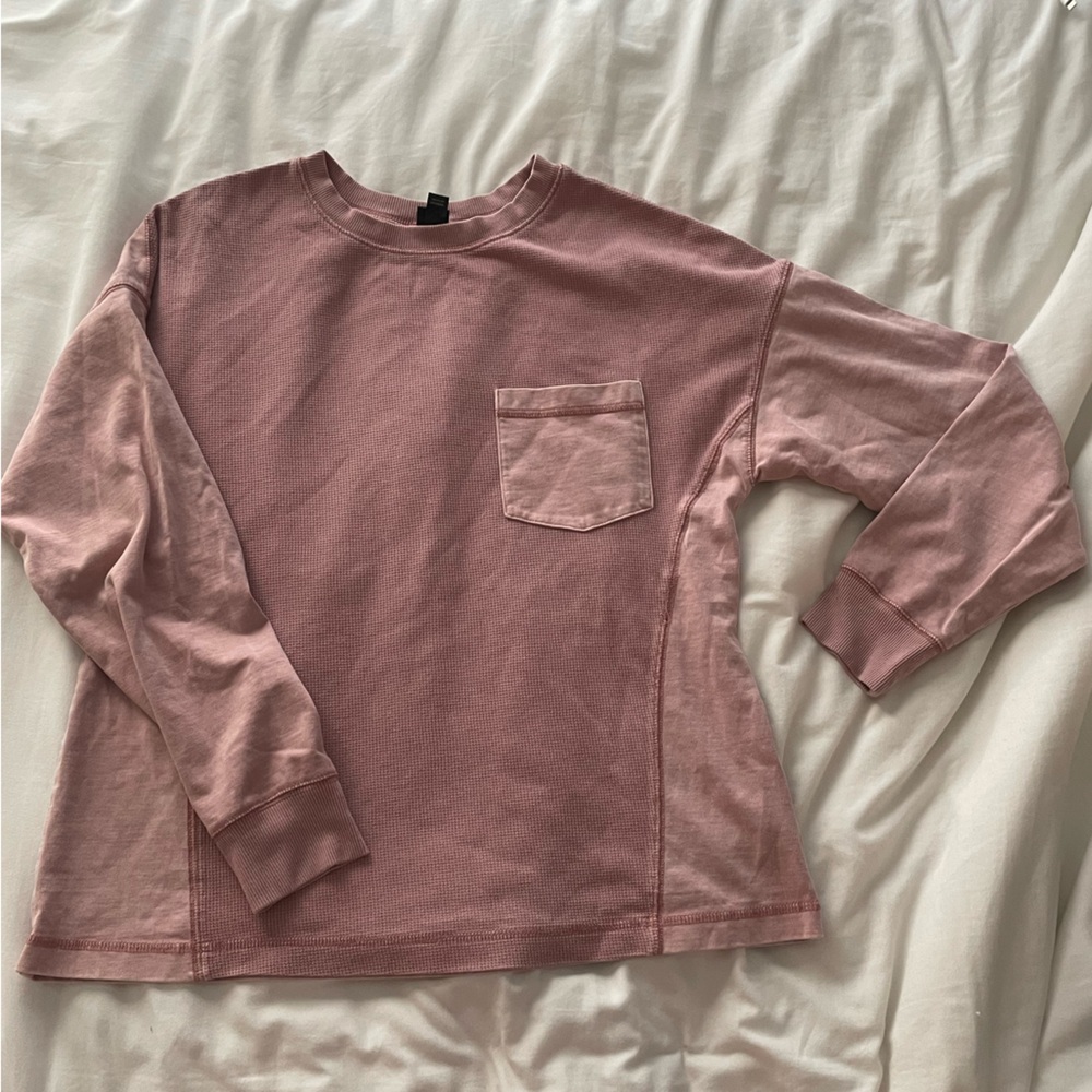 Wild Fable mixed fabric top